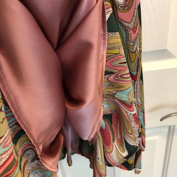 Multi-Colored Double V Strap Dress - Picture 6 of 12